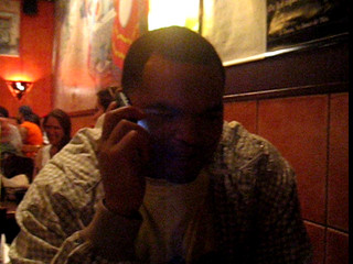 Talking to NELLY on the phone!!!!
