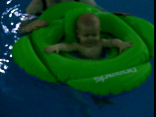 Josh's First Time Swimming