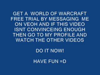 World Of Warcraft Advertisment
