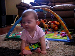 06/13/06 Brylie sits up at 5 months!