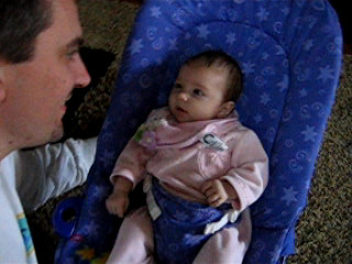 03/12/06 Brylie talks to Daddy!
