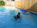 07/02/06 Zach swims to Daddy