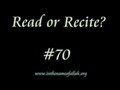 70 Read or Recite