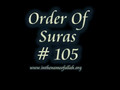 105 Order of Suras