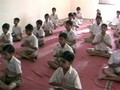 yoga class in India primary school