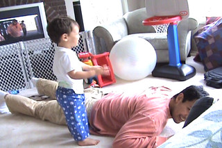 Playing at home with Asher