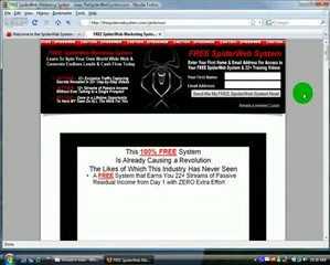 SPIDERWEB MARKETING SYSTEM web 2.0(GDI and others)  Check it out for FREE, NO SCAM