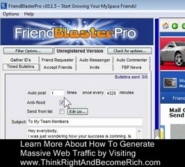How To Generate Massive Web Traffic From Myspace SecretPart2