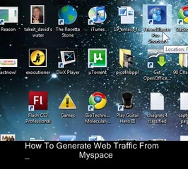 Myspace+Effort and Derermination= Ton of Web Traffic