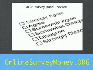 Online Survey Money's Survey Panel Review - ACOP