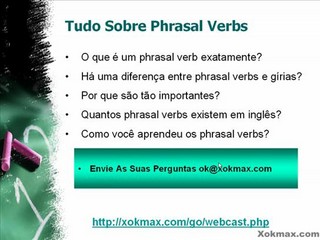 Phrasal Verb Webcast