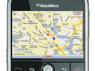 WHERE GPS Application - Blackberry Bold Demo
