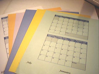 Video Tutorial Making a Scrapbook Calendar