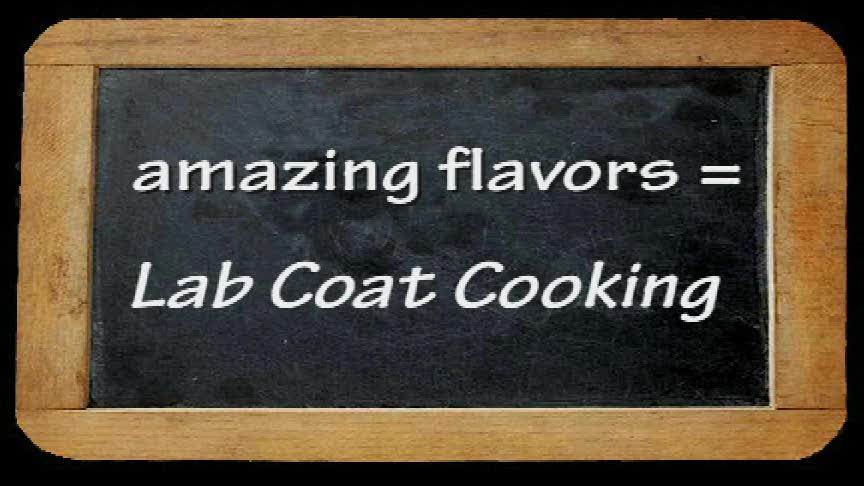 Lab Coat Cooking: Wasabi Foam