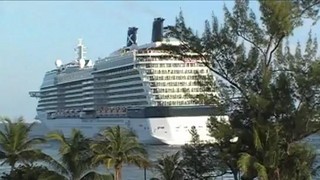 Celebrity Solstice sailing away Port Everglades