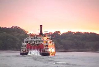 Steamboat Delta Queen Sunset Nostalgia