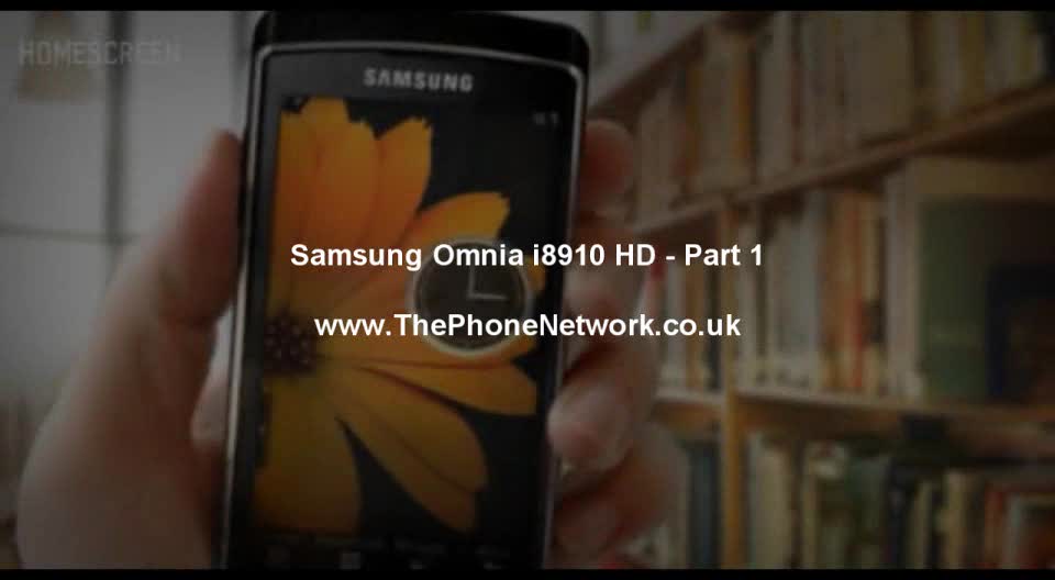 Samsung Omnia i8910i HD Features - Part 1
