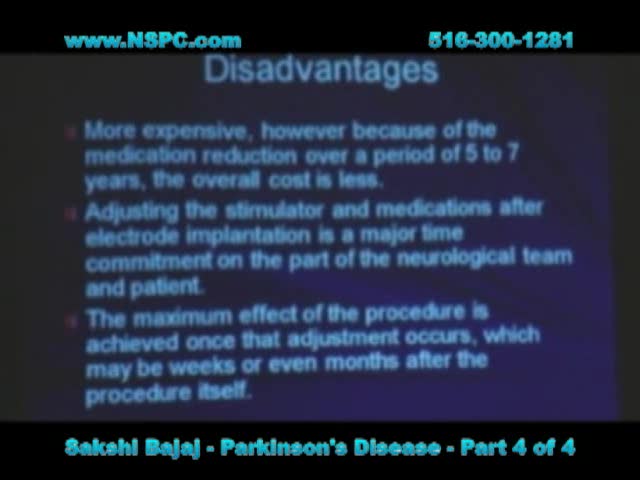 Parkinson's Disease Treatment, Neurosurgery, NYC, Part 4 / 4