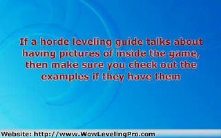 Warcraft Horde Leveling Guide and Which Is The Best?