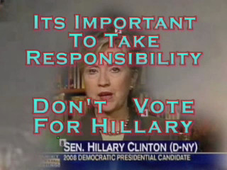 Hillary, Responsibility, Iraq & 2008 Election   rev1