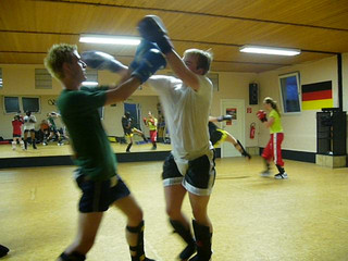 Kickboxen Sparring