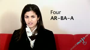 Language Translation Arabic: How to Say Four