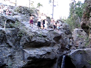 Jemez Cliff Jumping