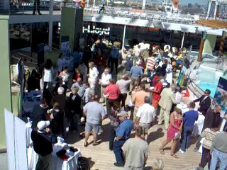 Leaving New York Harbor on the Celebrity Constellation