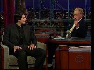 Brandon Routh on Letterman