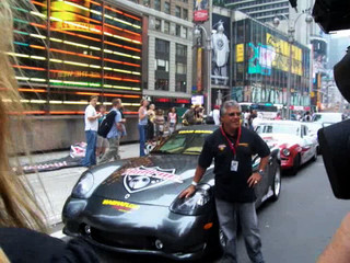 Mario Andretti at the 2006 Bullrun kickoff, Times Square NYC